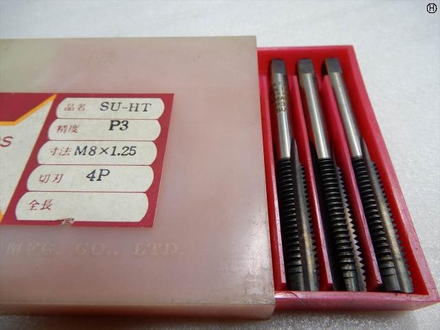 ヤマワ SU M8×1.25 3本 Tap / Dice / Threading Tool Image 2