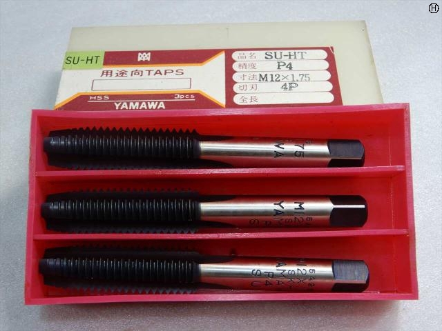 ヤマワ SU-HT M12×1.75 3本 Tap / Dice / Threading Tool Image 2