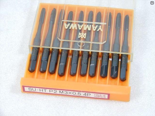 ヤマワ SU-HT P2 M3×0.5 4P 10本 Tap / Dice / Threading Tool Image 2