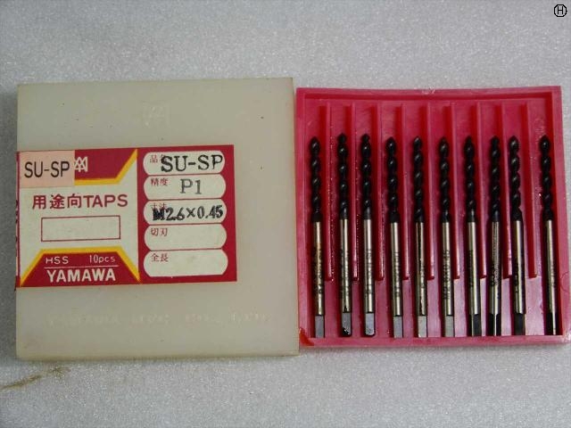 ヤマワ SU-SP M2.6×0.45 10本 Tap / Dice / Threading Tool Image 2