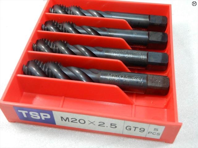 田野井製作所 GT9 M20×2.5 4本 タップ・ダイス・ねじ切り工具 の画像 2枚目