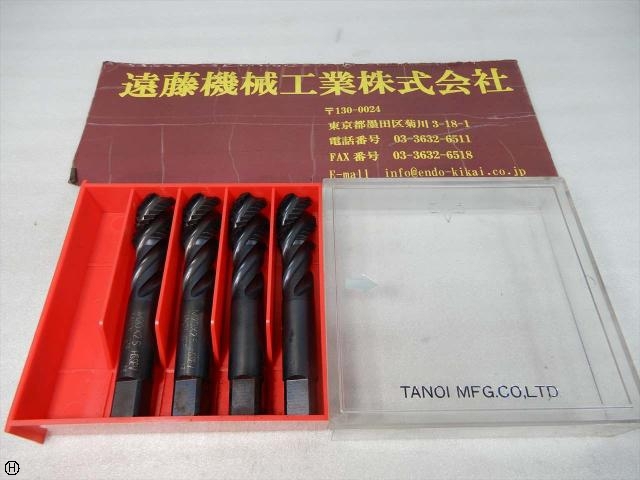 田野井製作所 GT9 M20×2.5 4本 タップ・ダイス・ねじ切り工具 の画像 1枚目