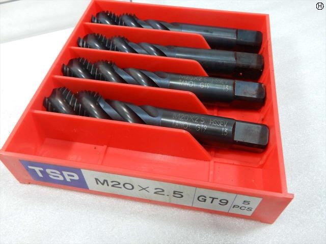 田野井製作所 GT9 M20×2.5 4本 タップ・ダイス・ねじ切り工具 の画像 2枚目