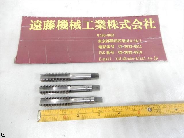 田野井製作所 W5/8-11 3本 タップ・ダイス・ねじ切り工具 の画像 1枚目