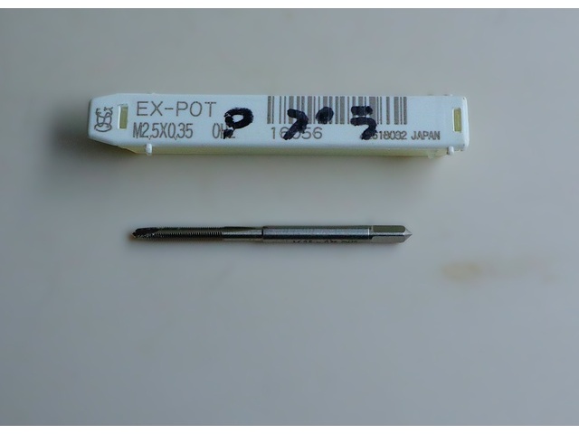 OSG EX-POT-OH2-M2.5 X 0.35 Tap / Dice / Threading Tool Image 1