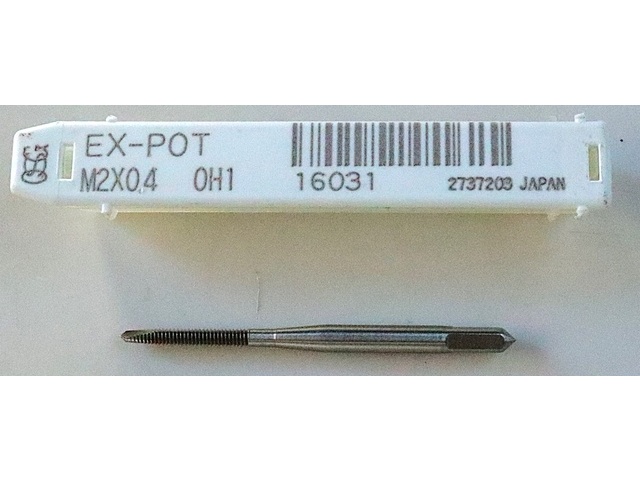 OSG EX-POT-STD-M2X0.4 Tap / Dice / Threading Tool Image 1