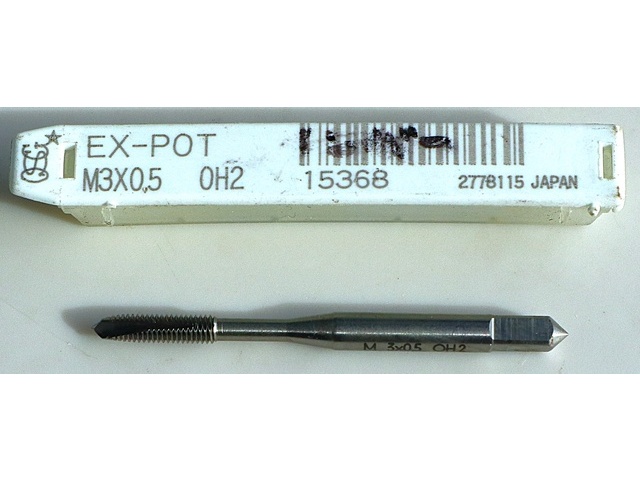 OSG EX-POT-STD-M3X0.5 Tap / Dice / Threading Tool Image 1