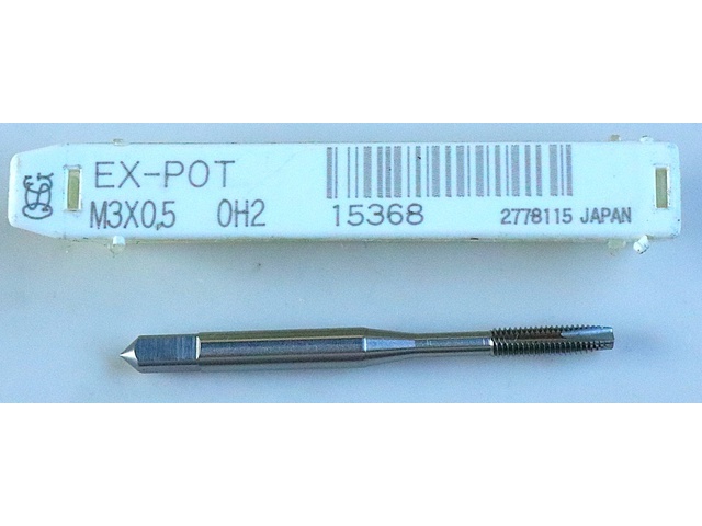 OSG EX-POT-STD-M3X0.5 Tap / Dice / Threading Tool Image 1