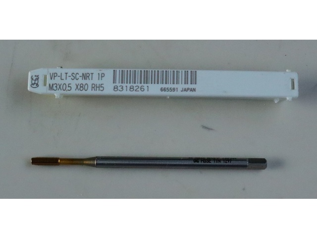 OSG VP-LT-SC-NRT-1P-RH5-M3 X 0.5 X Tap / Dice / Threading Tool Image 1
