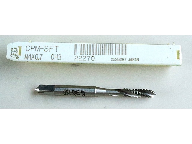OSG CPM-SFT-STD-M4X0.7 タップ・ダイス・ねじ切り工具 の画像 1枚目