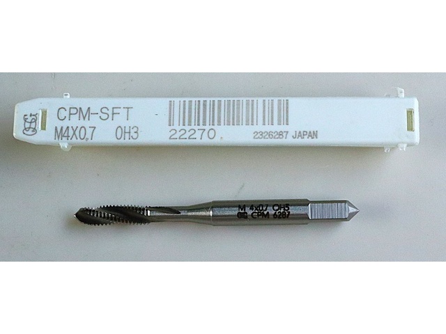 OSG CPM-SFT-STD-M4X0.7 タップ・ダイス・ねじ切り工具 の画像 1枚目
