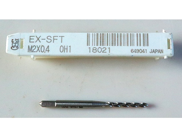 OSG EX-SFT-STD-M2X0.4 タップ・ダイス・ねじ切り工具 の画像 1枚目