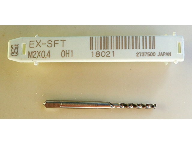 OSG EX-SFT-STD-M2X0.4 Tap / Dice / Threading Tool Image 1