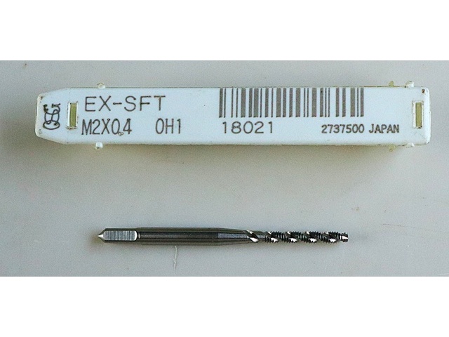 OSG EX-SFT-STD-M2X0.4 Tap / Dice / Threading Tool Image 1