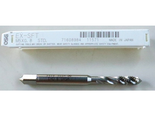 OSG EX-SFT-STD-M5X0.8 Tap / Dice / Threading Tool Image 1