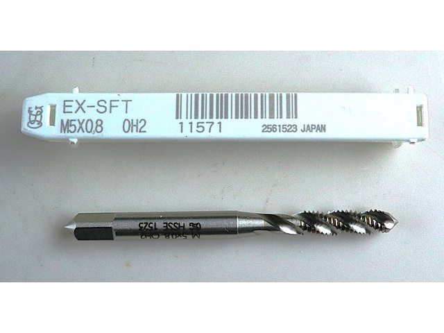 OSG EX-SFT-STD-M5X0.8 Tap / Dice / Threading Tool Image 1