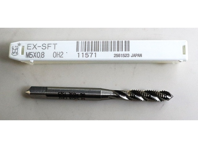 OSG EX-SFT-STD-M5X0.8 Tap / Dice / Threading Tool Image 1