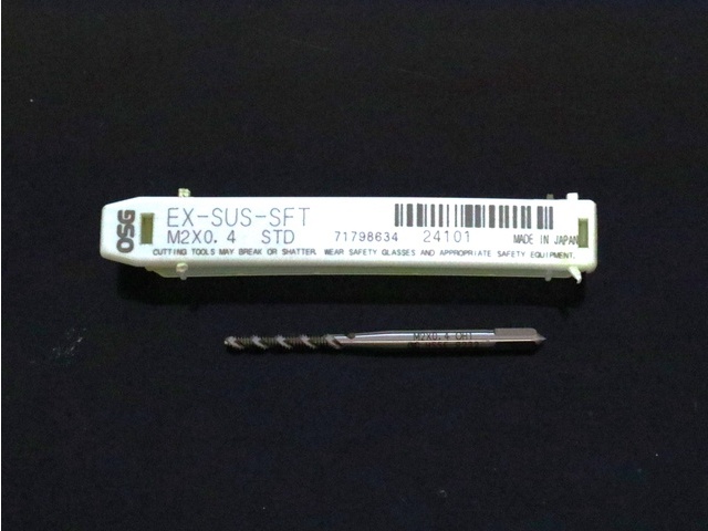 OSG M2×0.4 OH3 未使用 タップ・ダイス・ねじ切り工具 の画像 1枚目