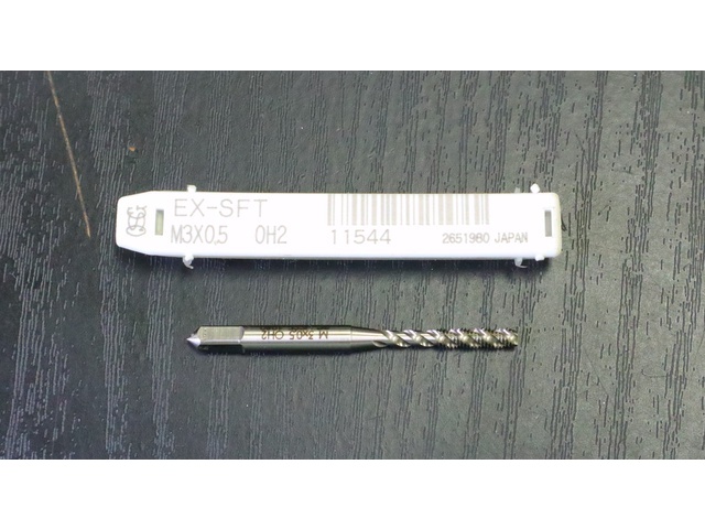 OSG M3×0.5 未使用 タップ・ダイス・ねじ切り工具 の画像 1枚目