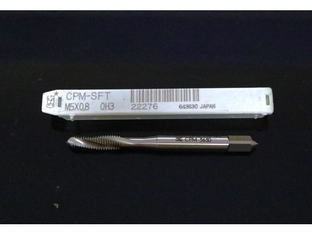 OSG M5×0.8 OH3 未使用 タップ・ダイス・ねじ切り工具 の画像 1枚目
