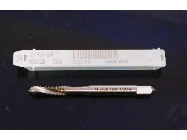 OSG M5×0.8 未使用 タップ・ダイス・ねじ切り工具 の画像 1枚目