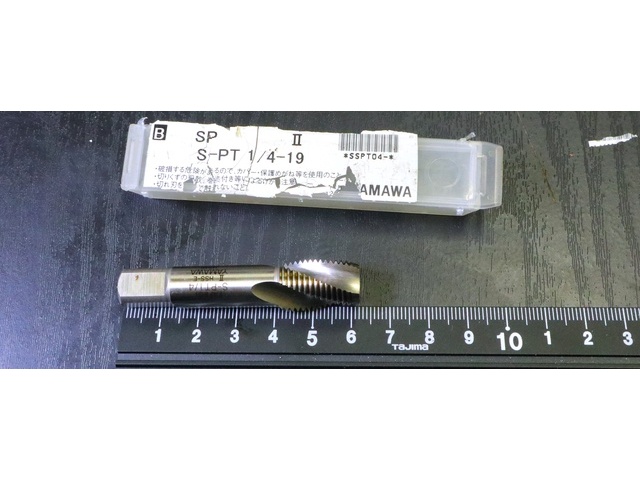 彌満和製作所 YAMAWA SP S-PT 1/4-19 未使用 タップ・ダイス・ねじ切り工具 の画像 1枚目