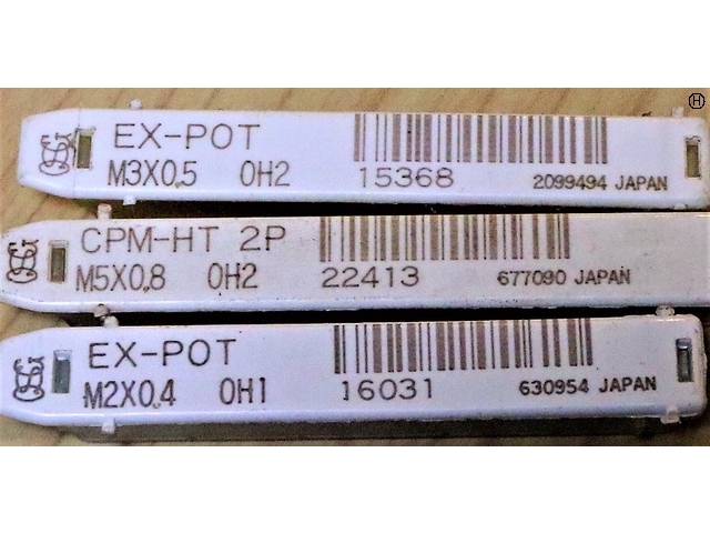 OSG 一山 3個 未使用 タップ・ダイス・ねじ切り工具 の画像 2枚目