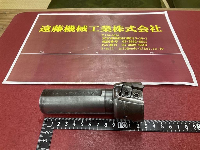 三菱電機 3枚刃 SE300R503S32 シャンク径32mm フライスカッター の画像 1枚目