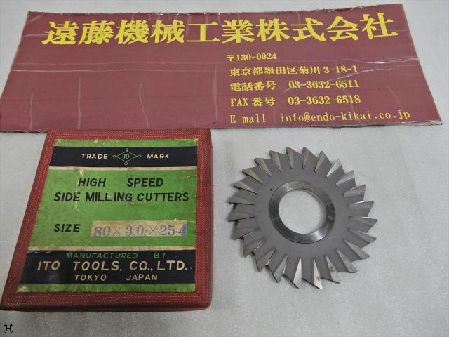 ITO TOOLS 80×3.0×25.4 その他切削・旋削工具 の画像 1枚目
