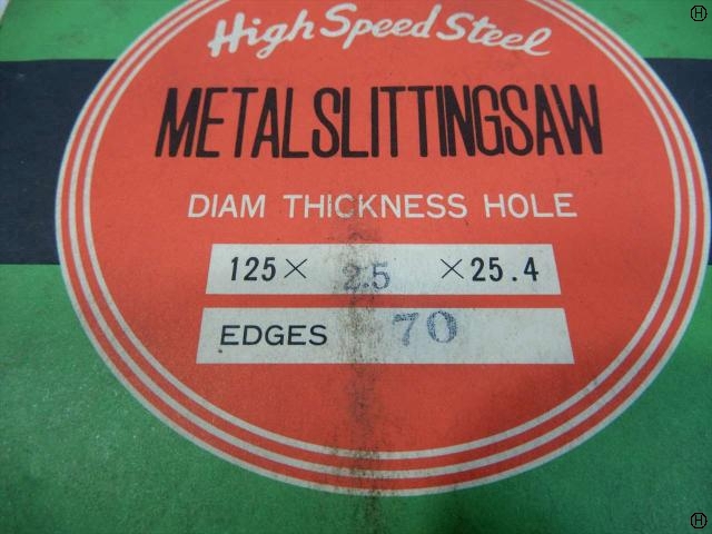 SANKYO TOOL 125×2.5×25.4 その他切削・旋削工具 の画像 2枚目