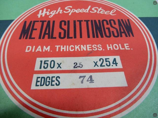 SANKYO TOOL 150×2.5×25.4 2枚 その他切削・旋削工具 の画像 2枚目