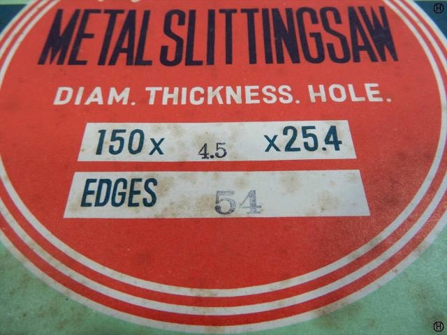 SANKYO TOOL 150×4.5×25.4 2枚 その他切削・旋削工具 の画像 2枚目