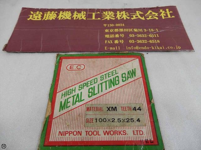 NIPPON TOOL WORKS 100×2.5×25.4 1枚 Others Image 1