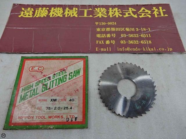 NIPPON TOOL WORKS 75×2.0×25.4 Others Image 1