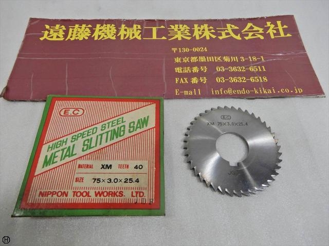 NIPPON TOOL WORKS 75×3.0×25.4 Others Image 1