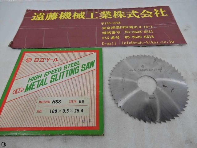 日立ツール 100×0.5×25.4 その他切削・旋削工具 の画像 1枚目