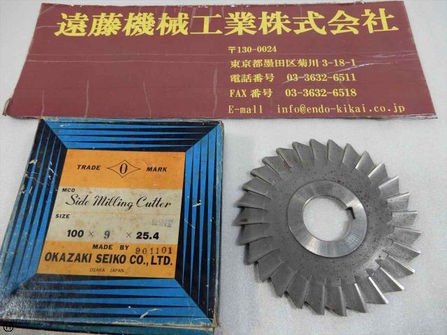 岡崎精工 100×4×25.4 その他切削・旋削工具 の画像 1枚目