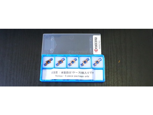 京セラ TWFGTR100 5個 未使用 インサート・チップ の画像 1枚目