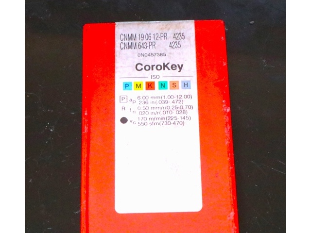 SANDVIK CNMM19 06 12-PR 10個 未使用 Insert Chip Image 2