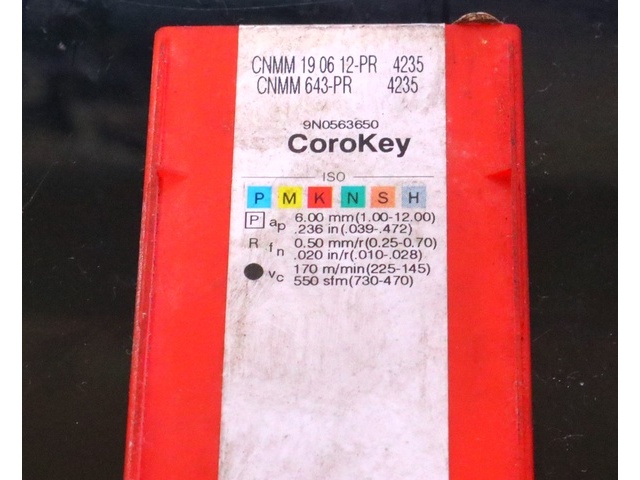 SANDVIK CNMM643-PR 10個 未使用 インサート・チップ の画像 2枚目