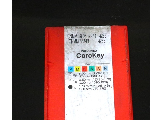 SANDVIK CNMM643-PR 10個 未使用 Insert Chip Image 2