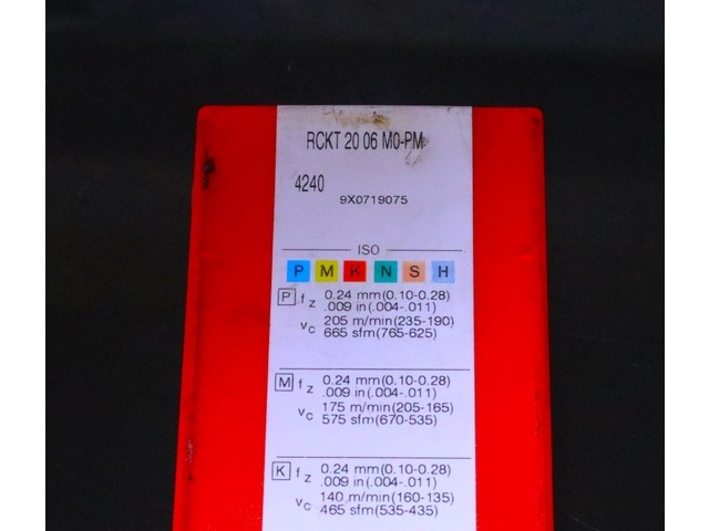 SANDVIK RCKT 20 06 MO-PM 10 個 未使用 Insert Chip Image 2