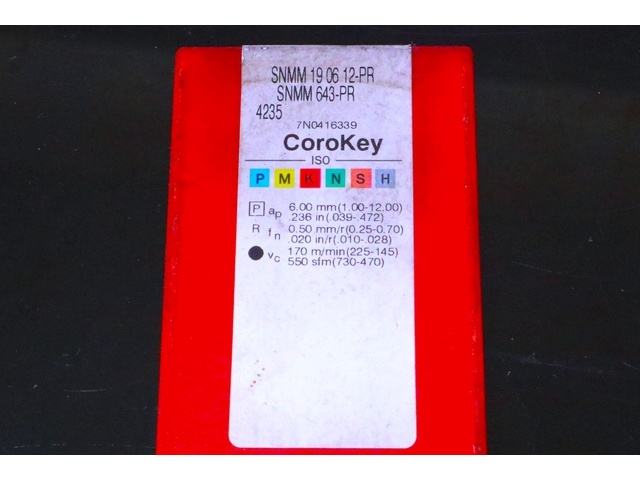 SANDVIK SNMM643-PR 10個 未使用 Insert Chip Image 2
