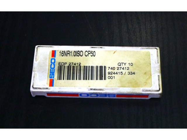 SECO TOOLS 16NR0.1OISOCP50 10個 未使用 Insert Chip Image 2