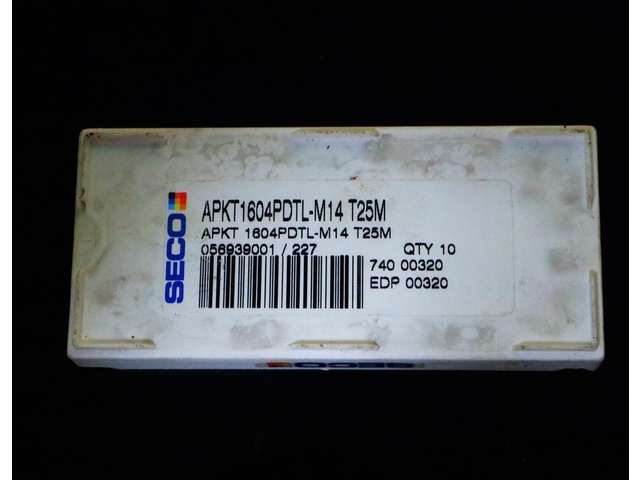 SECO TOOLS APKT1604PDTL-M14 T25 Insert Chip Image 2