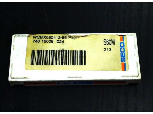 SECO TOOLS WCMX080412-86 P40 S60M 未使用 Insert Chip Image 2