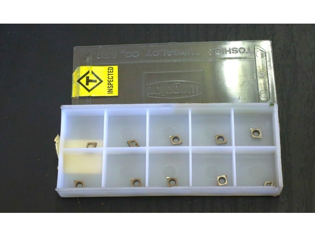 TUNGALOY EPGT040102L-W08 10個 未使用 Insert Chip Image 1