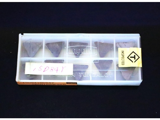 TUNGALOY I905415D84Y 10個 未使用 Insert Chip Image 1