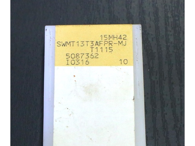 TUNGALOY SWMT13T3AFPR-MJ 10個 未使用 Insert Chip Image 2