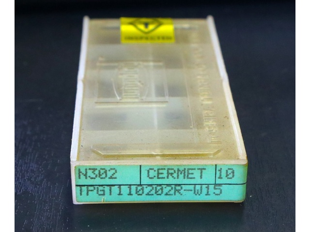 TUNGALOY TPGT110202R-W15 10個 未使用 Insert Chip Image 2